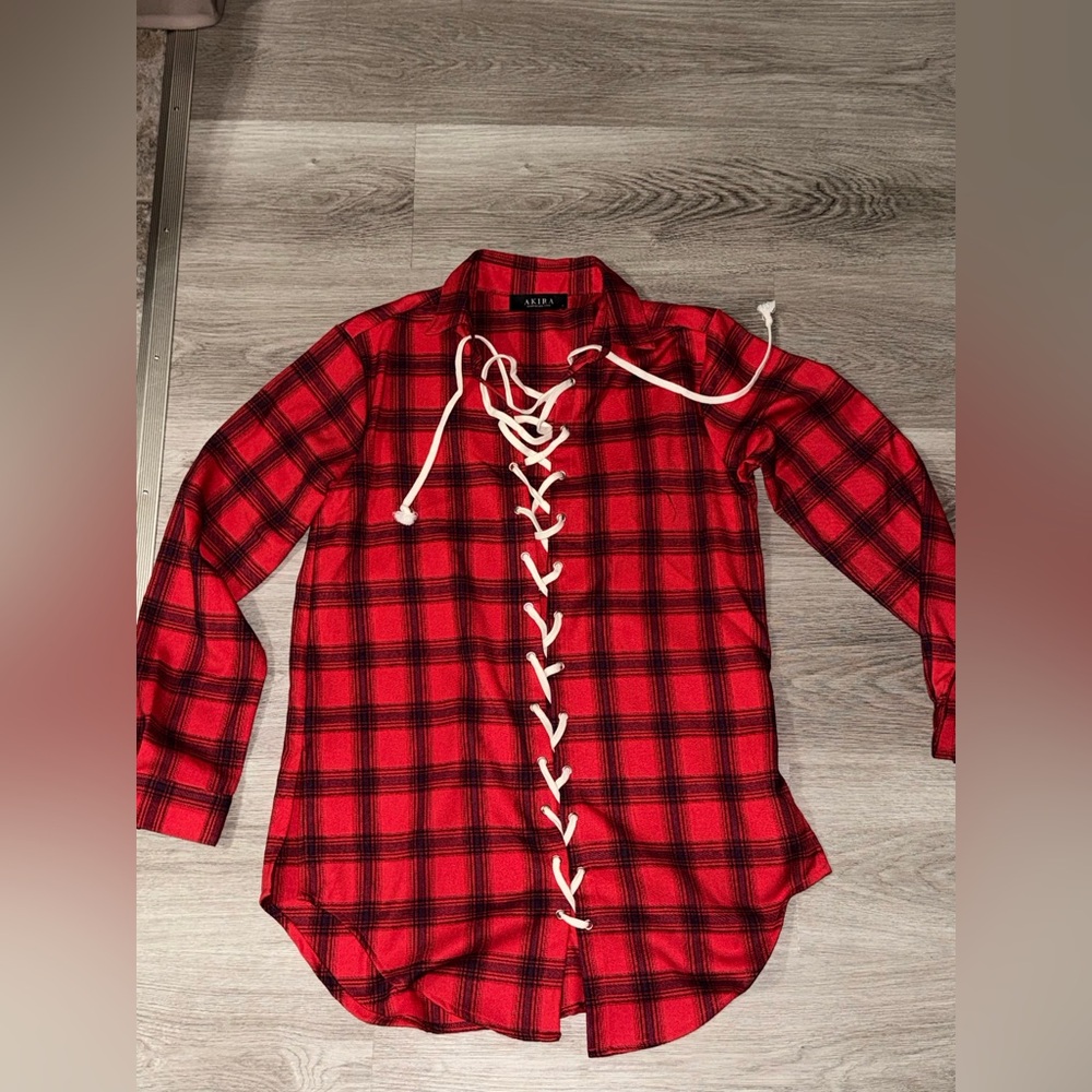 Akira Flannel Shirt/Dress